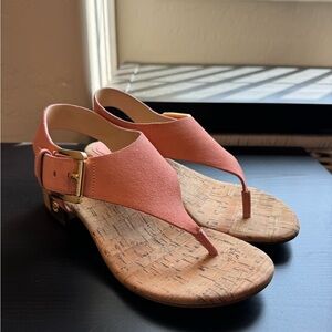 Michael Kors London Thong Block Heel Sandals
